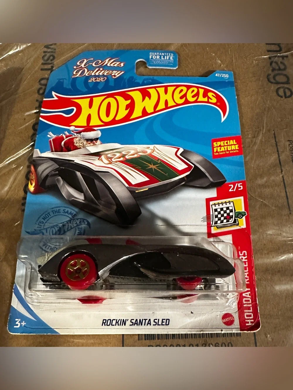 Rockin' Santa Sled - Black and Red Kids Toy*Hotwheels*2020